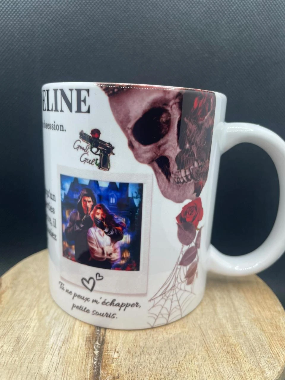 ☕ Keramische Mok – L'Ombre d'Adeline 🖤🌹 – photo 3
